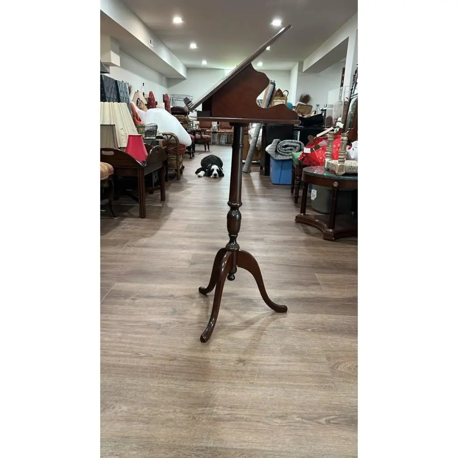 Vintage Wooden Lectern / Music Stand - image-4