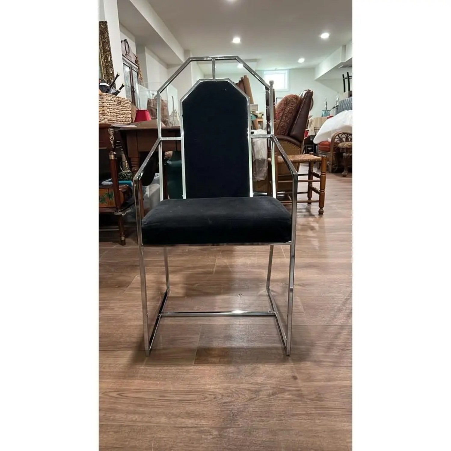 Mid-Century Chrome Dining Set (5 Pcs) - image-4