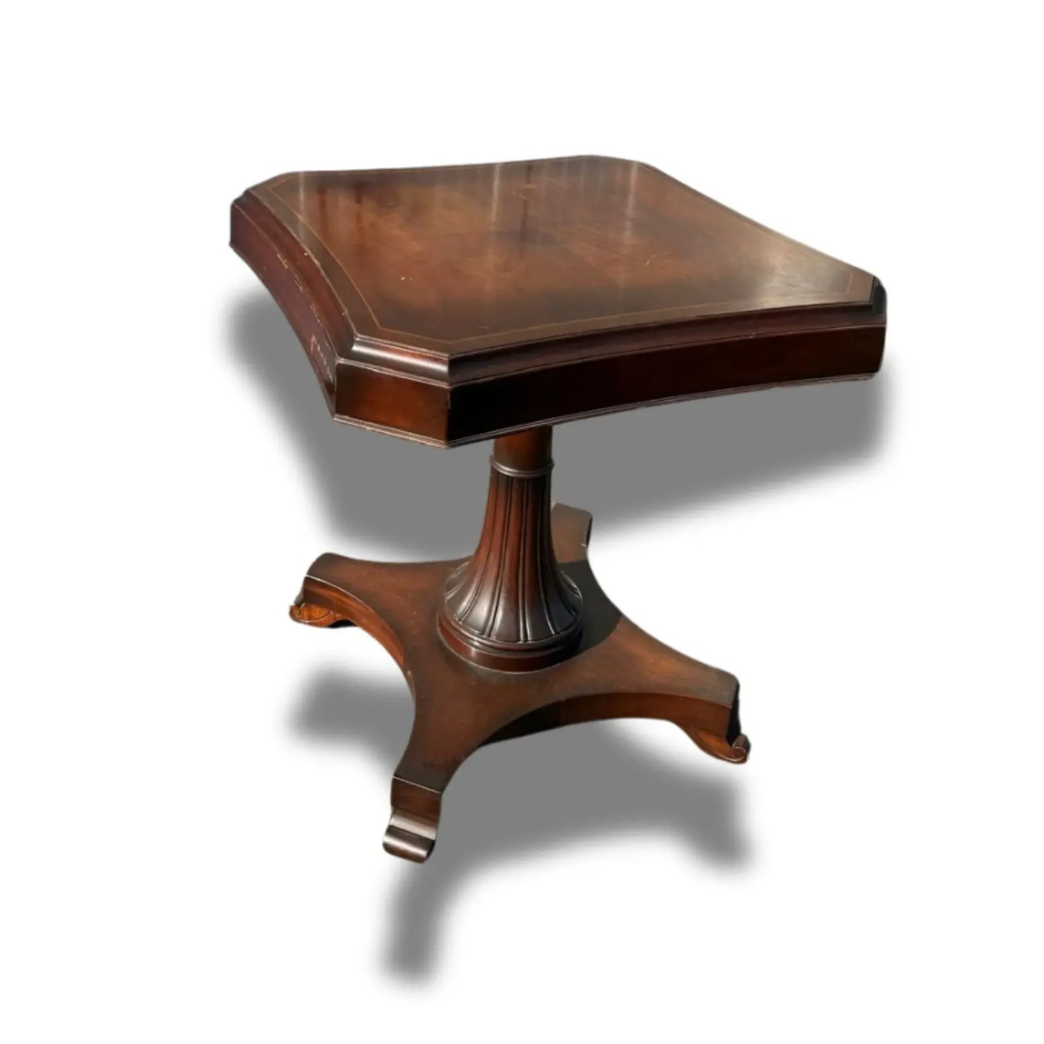 1940s Vintage Mahogany Center Table - image-2