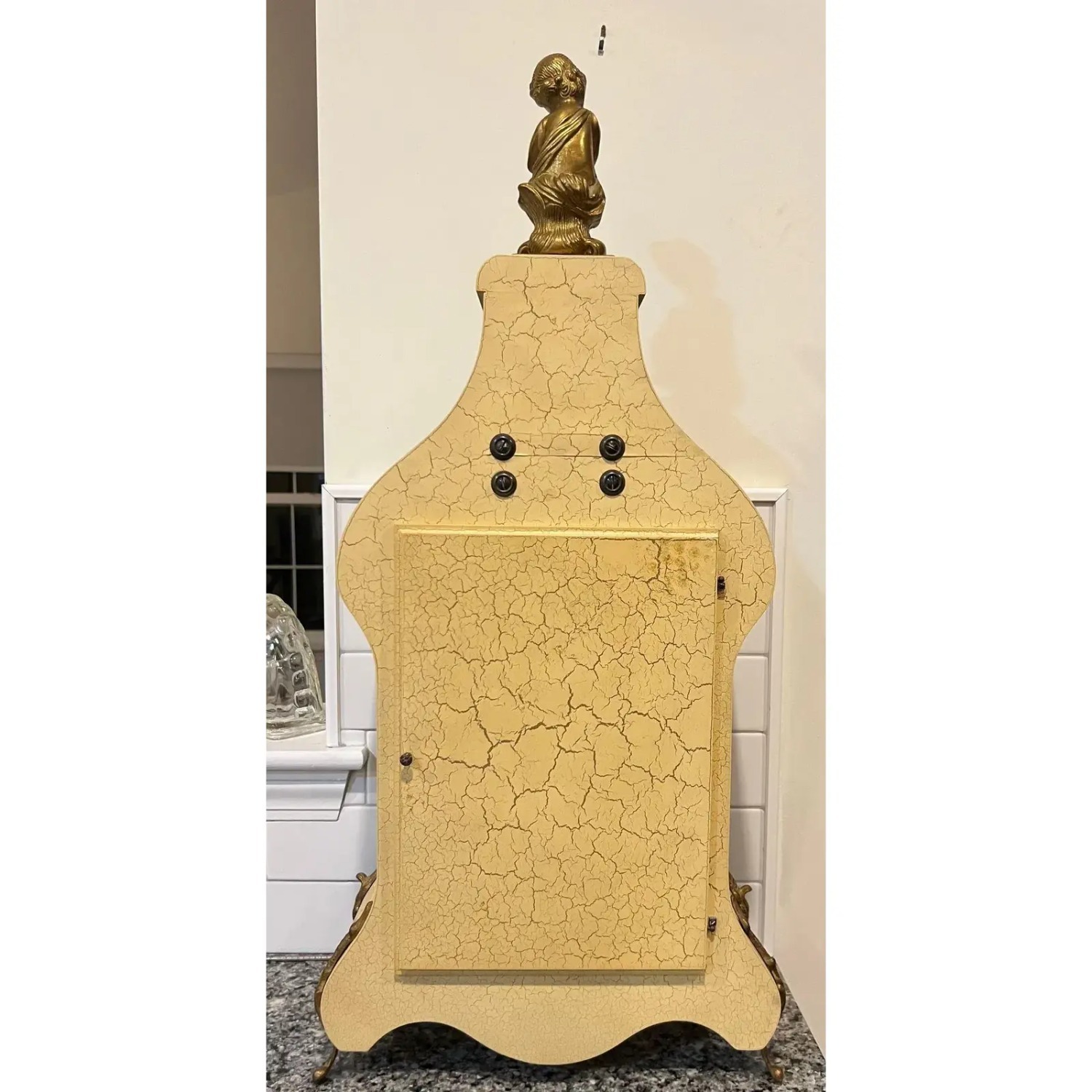 Vintage Tiffany Mantle Shelf Clock Franz Hermle - image-5