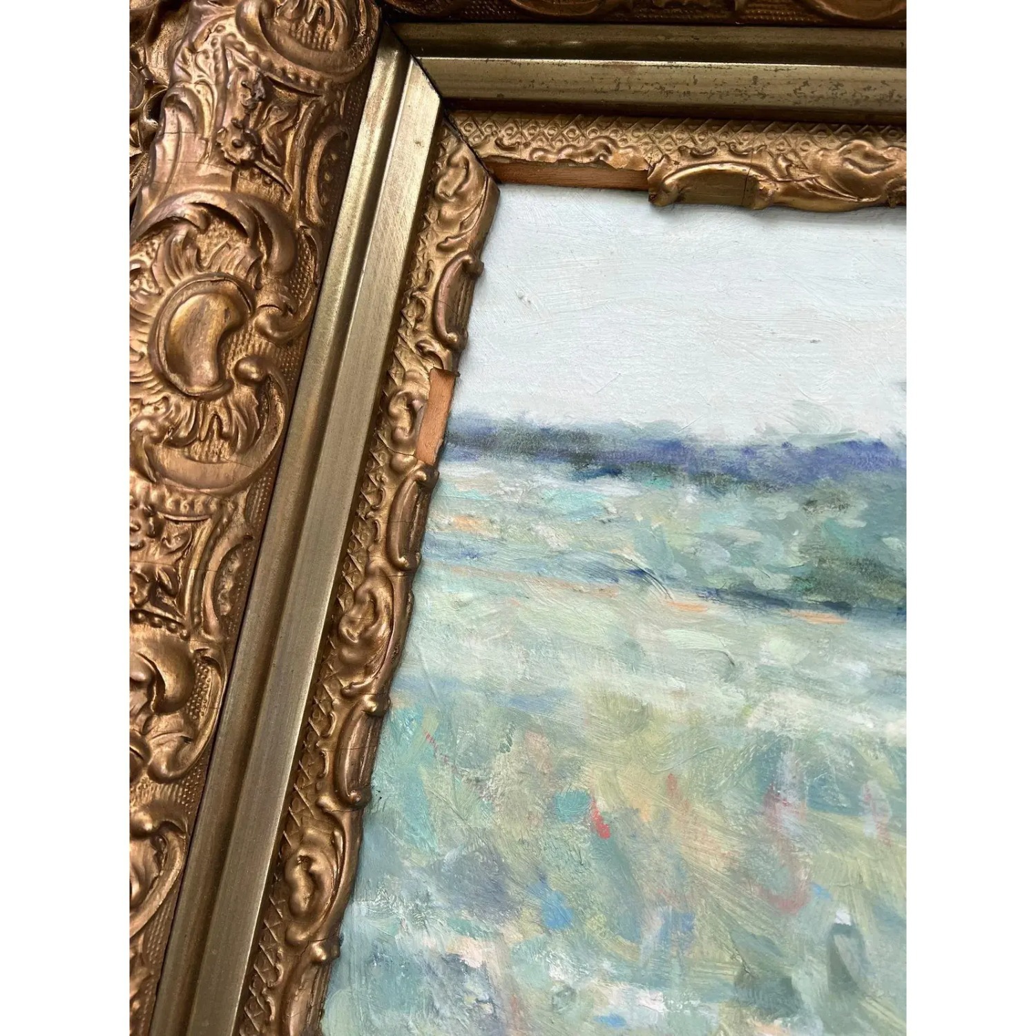 1960s Andre Gisson Original Oil Painting, Framed - image-6