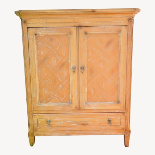 Used Blonde Oak Guido Michele for Bloomingdales Cabinet for sale on AptDeco