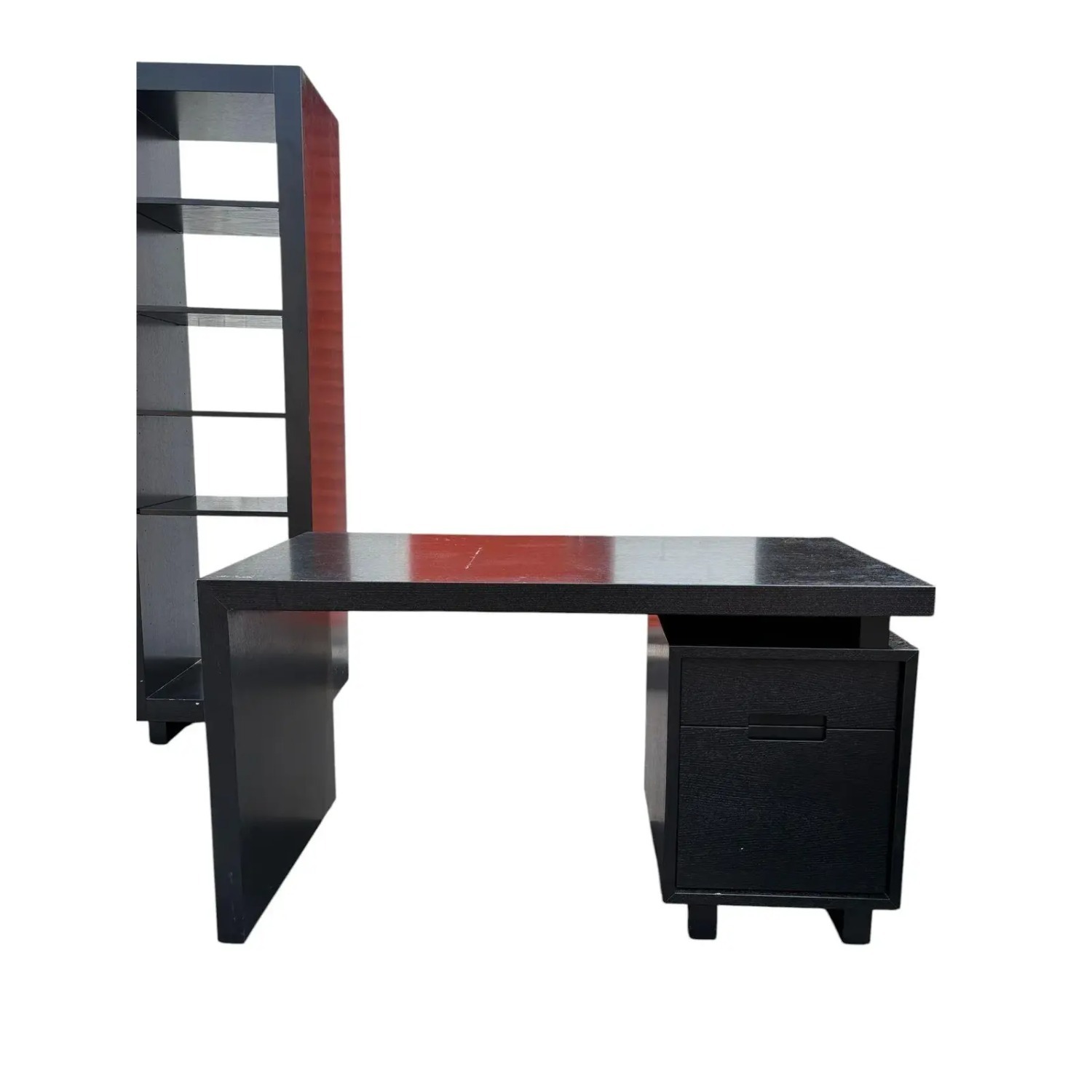 Black Ebonized Modern Desk - image-5