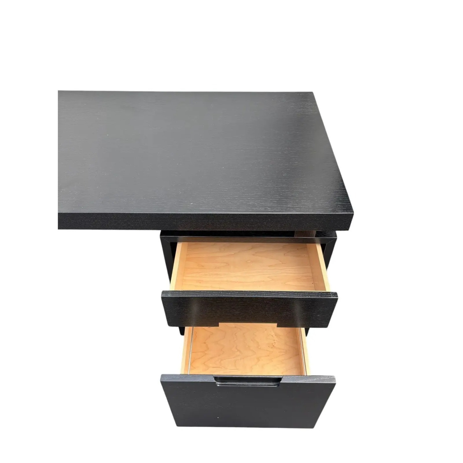 Black Ebonized Modern Desk - image-4