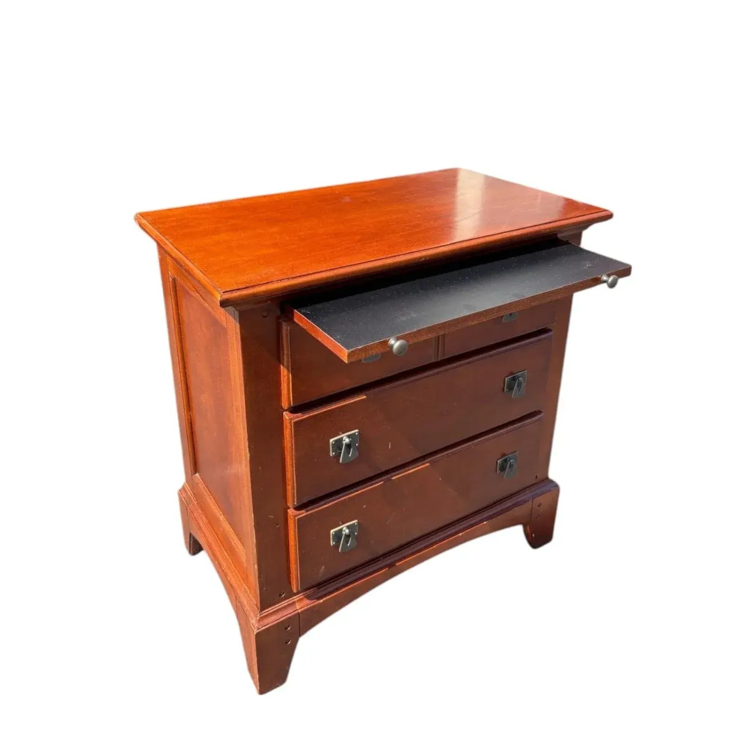 Solid Wood Nightstand - image-2