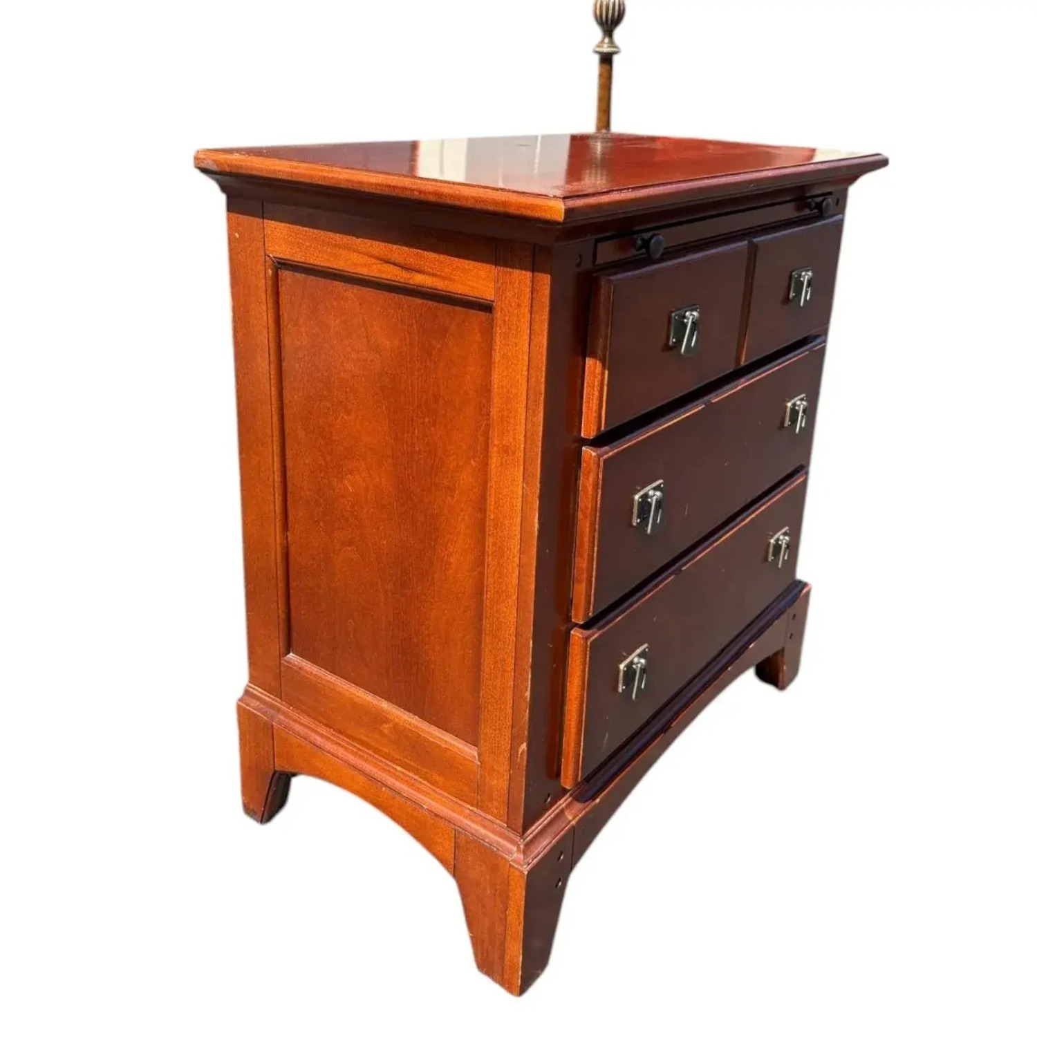 Solid Wood Nightstand - image-5