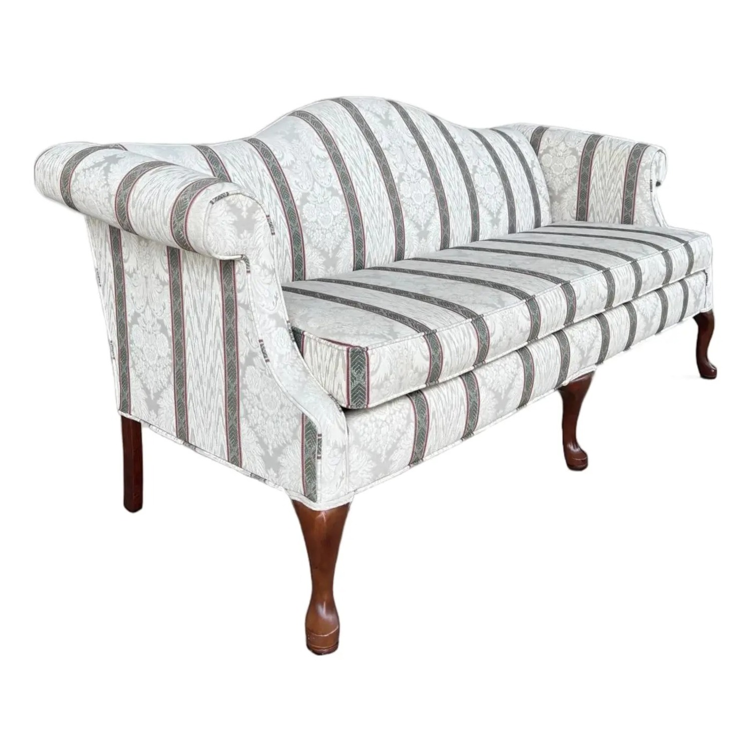 Thomasville Traditional Camelback Sofa - image-1