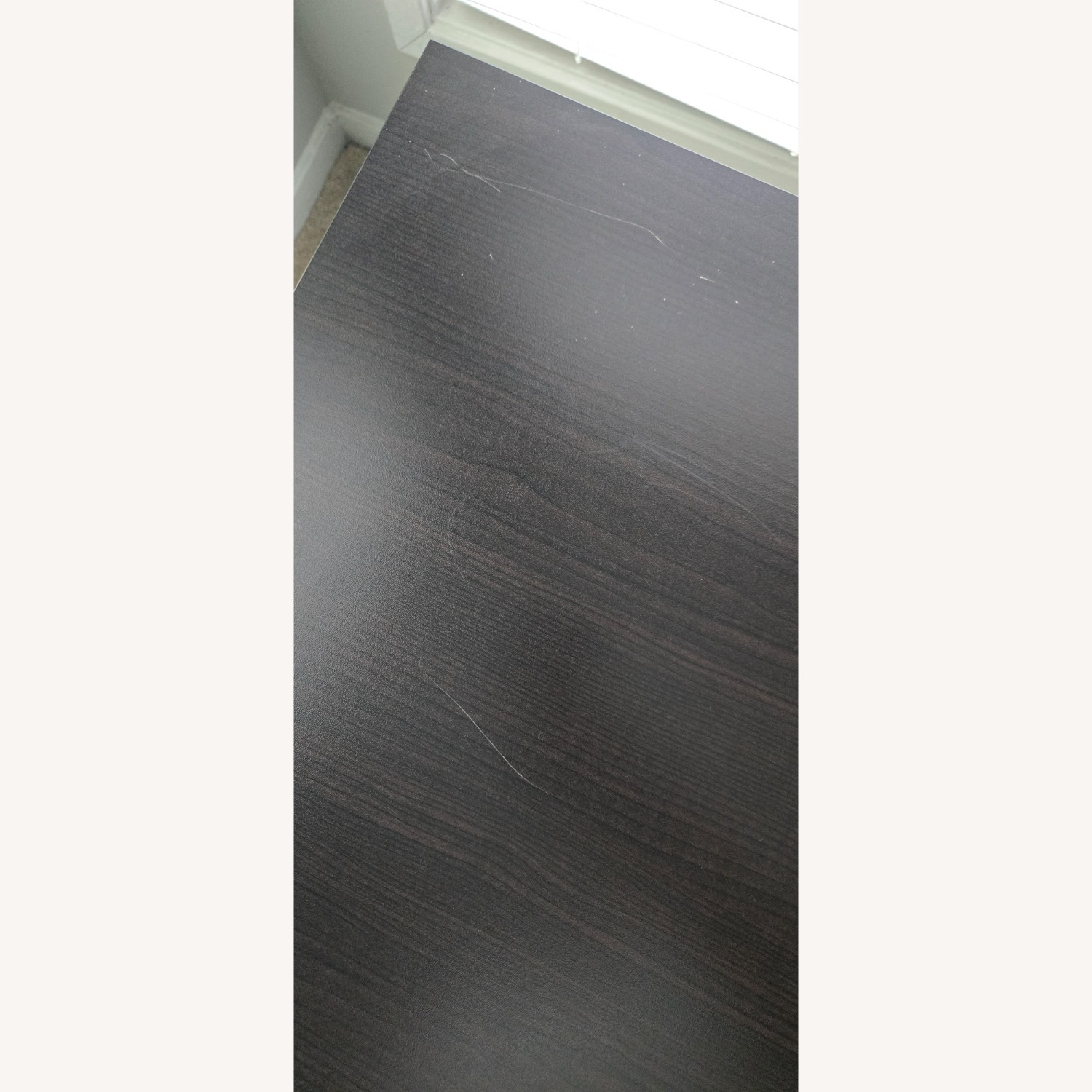 Dark Brown Wood Side Table - image-4