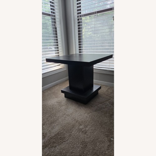 Used Dark Brown Wood Side Table for sale on AptDeco
