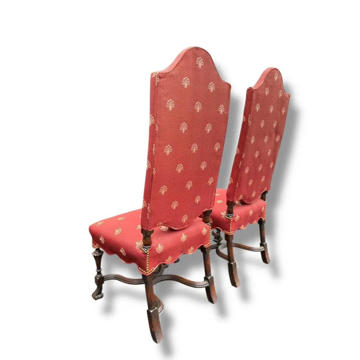 Pair of Vintage Baroque Style Accent Chairs - image-4