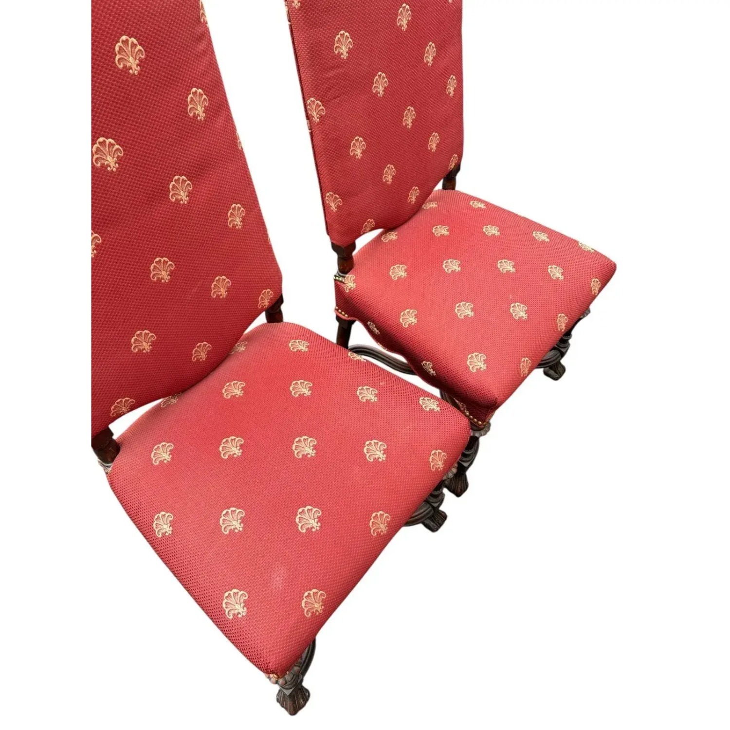 Pair of Vintage Baroque Style Accent Chairs - image-7
