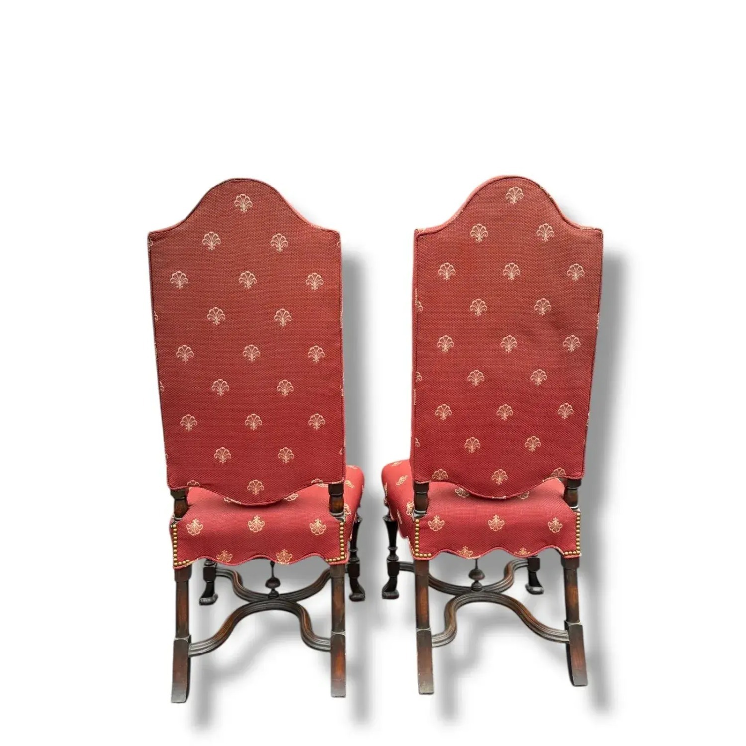 Pair of Vintage Baroque Style Accent Chairs - image-5