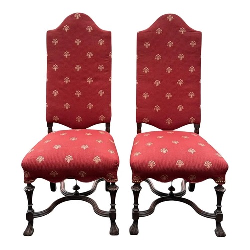 Used Pair of Vintage Baroque Style Accent Chairs for sale on AptDeco