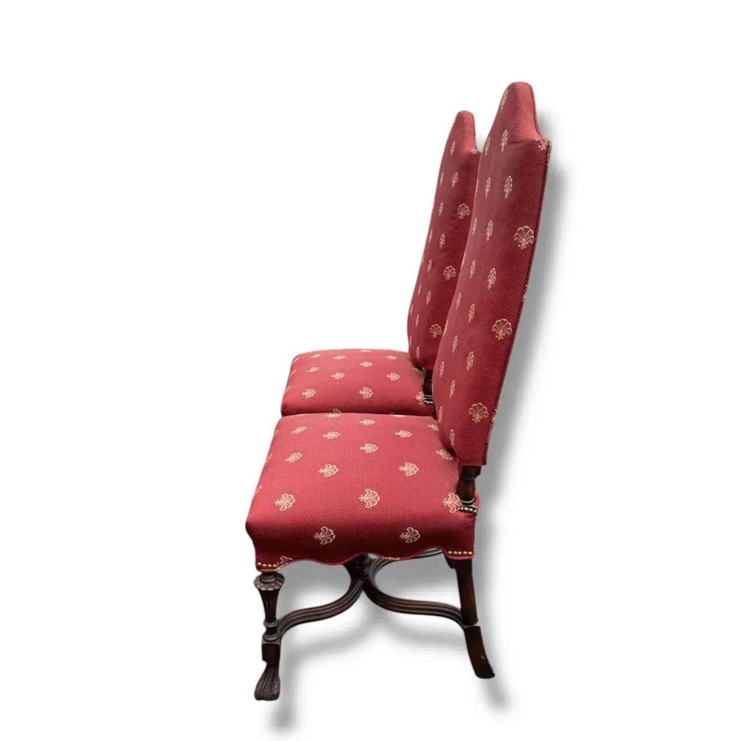 Pair of Vintage Baroque Style Accent Chairs - image-6