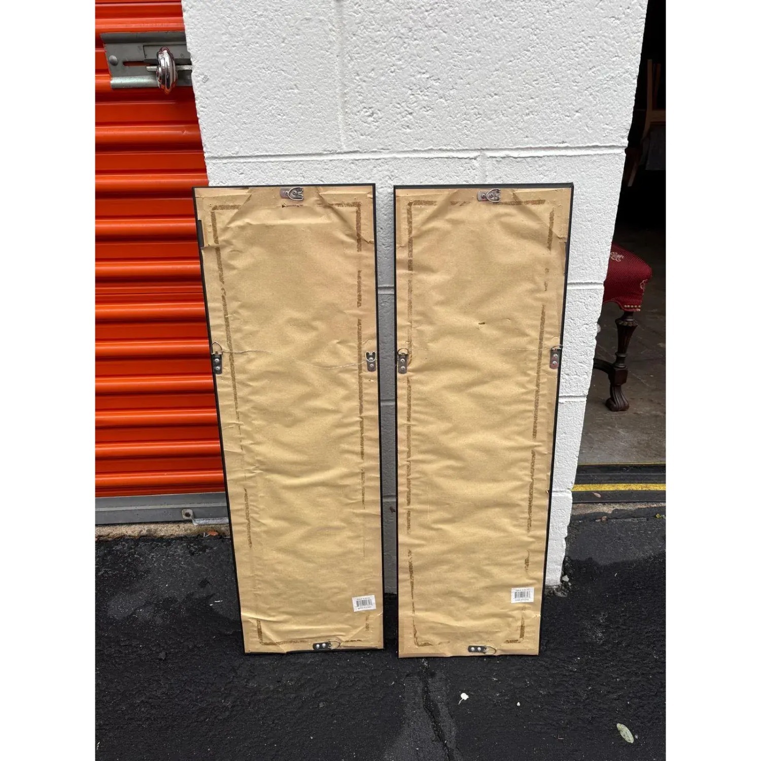 Set of Two Rectangular Wall Mirrors - image-2