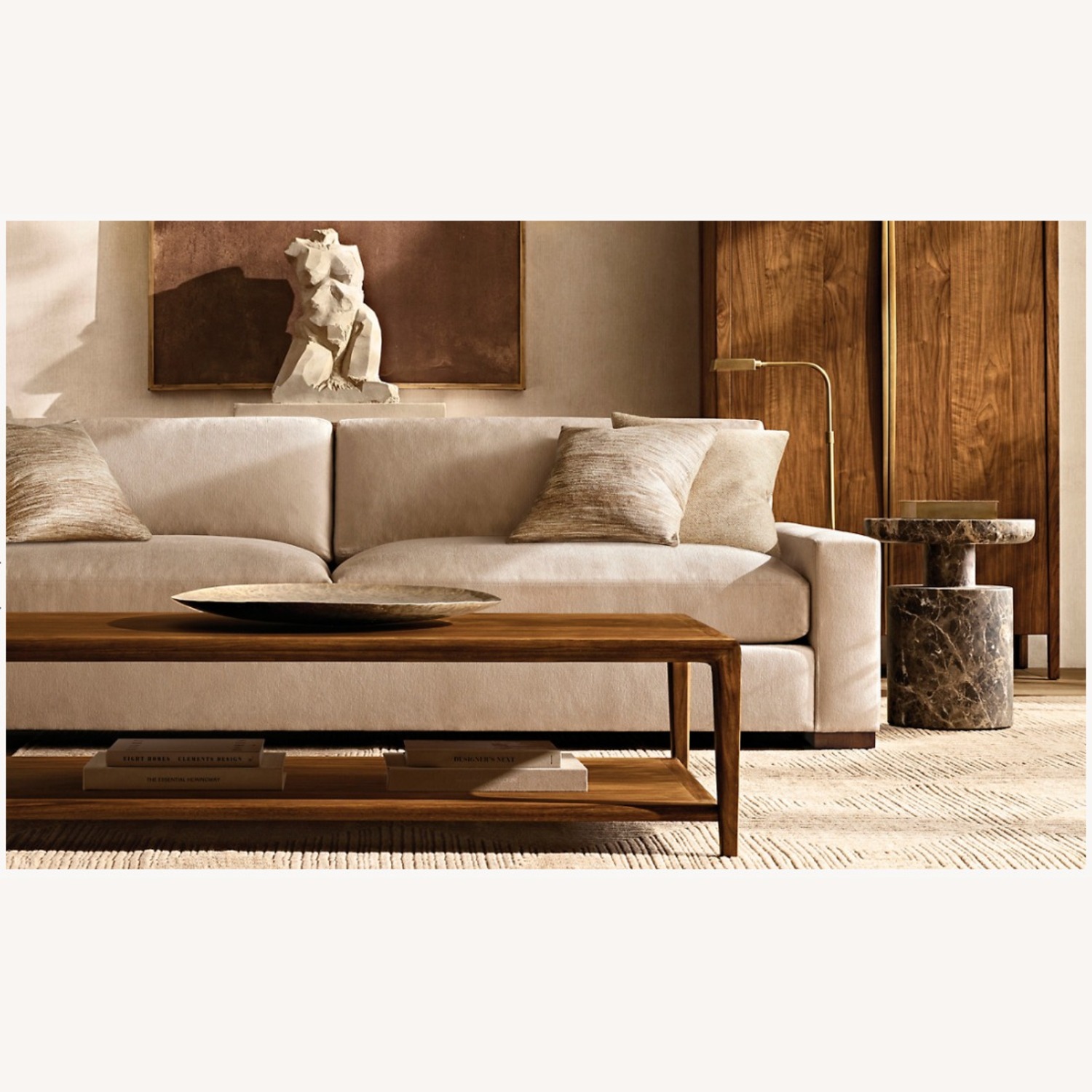 Restoration Hardware Maxwell Sofa 8' - image-2