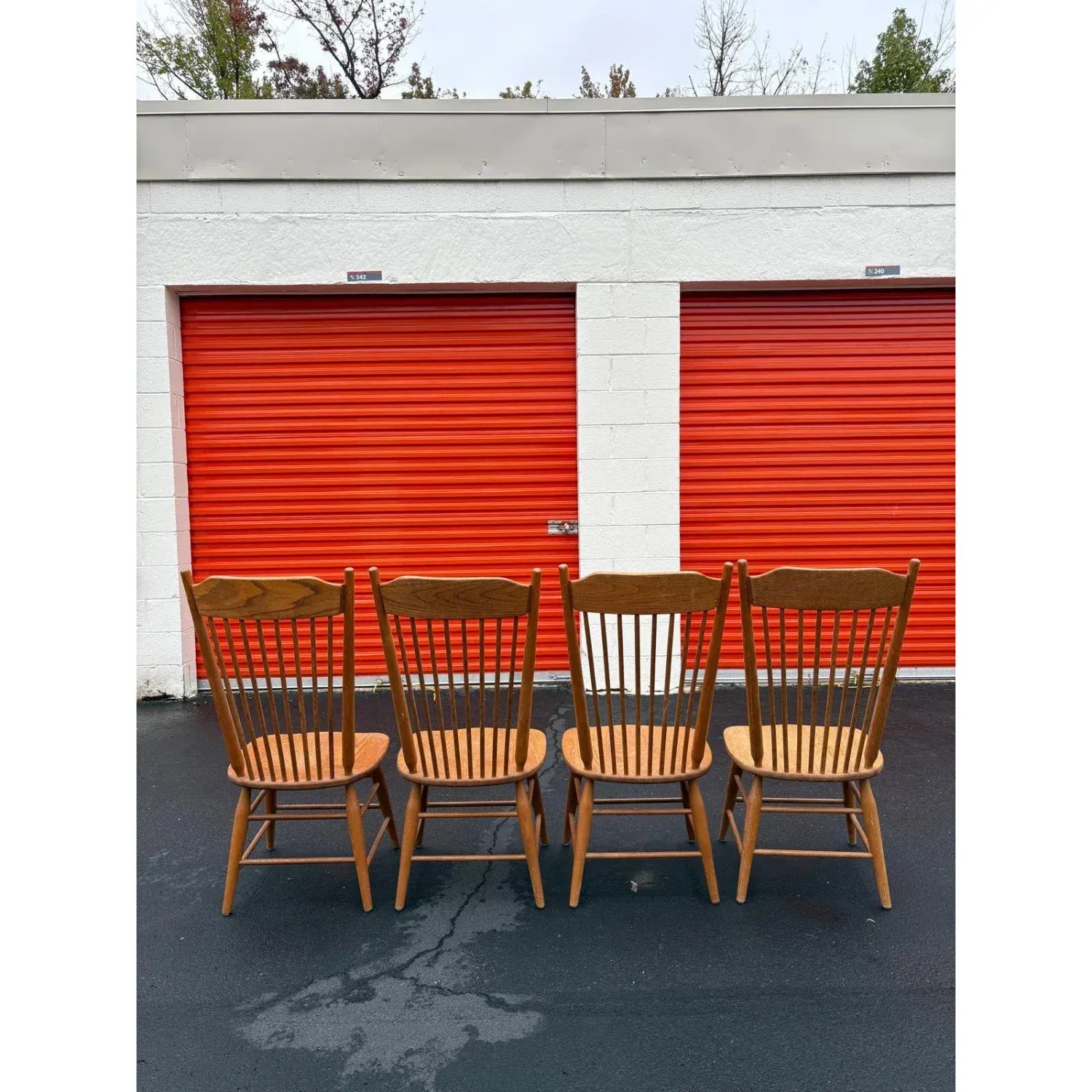 Set of 4 Virginia House Solid Wood Dining Chairs - image-7