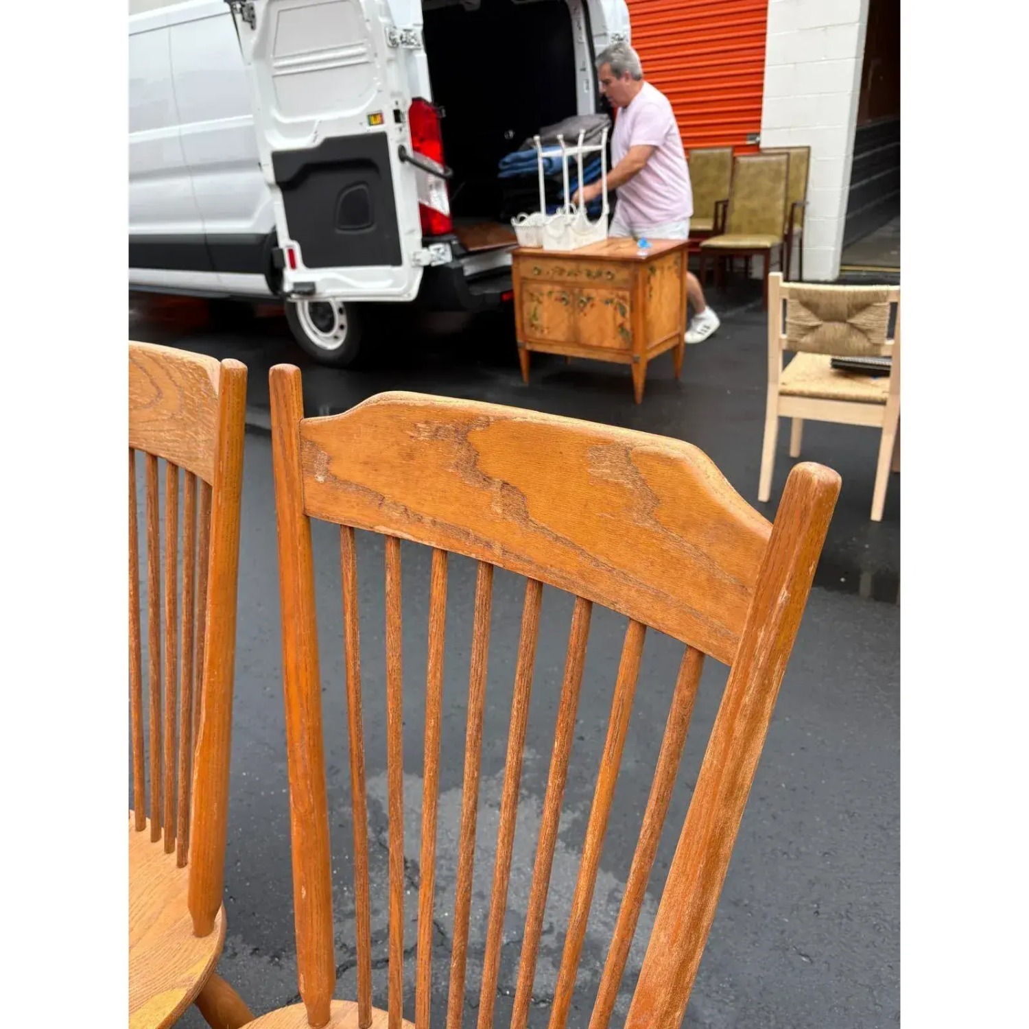 Set of 4 Virginia House Solid Wood Dining Chairs - image-4