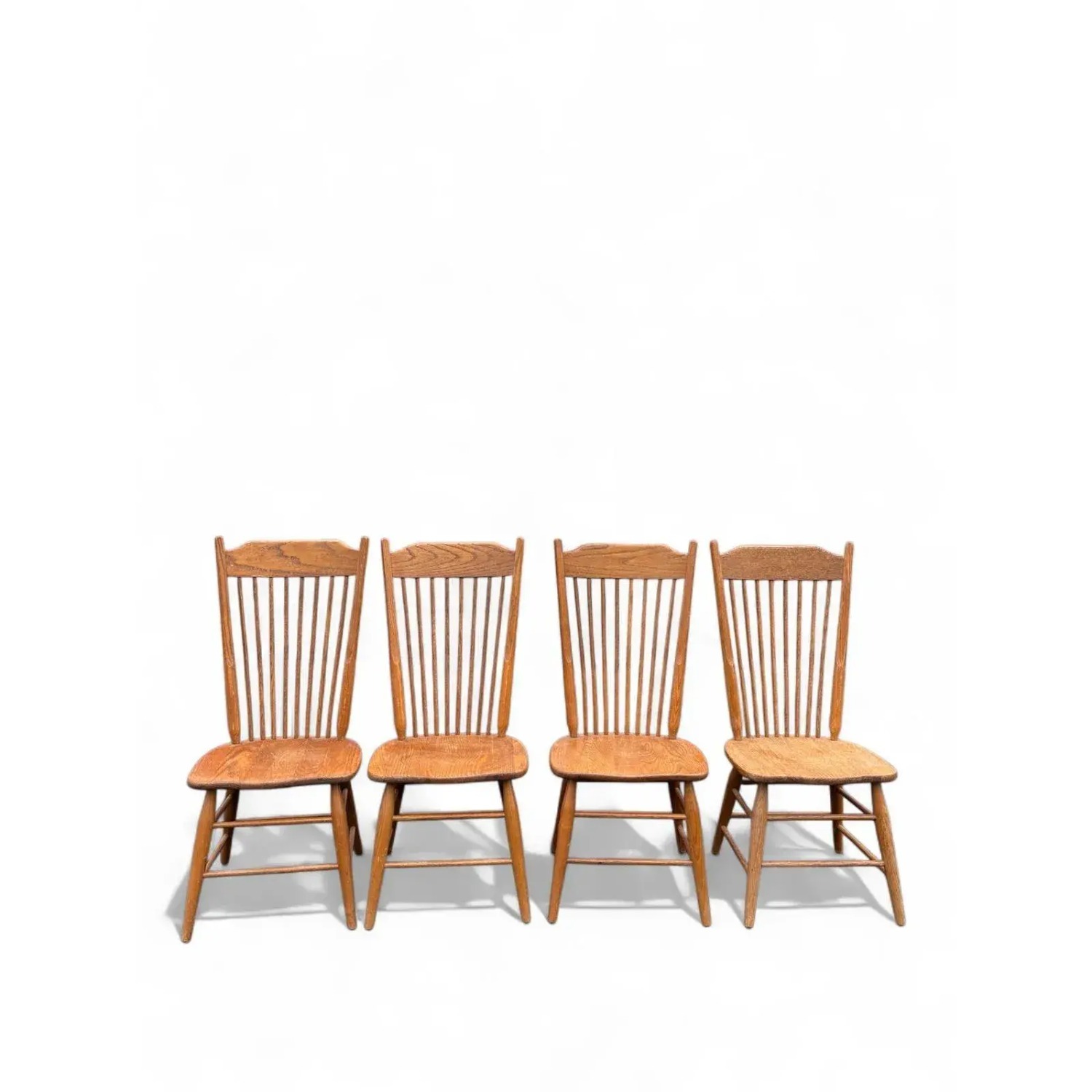 Set of 4 Virginia House Solid Wood Dining Chairs - image-2