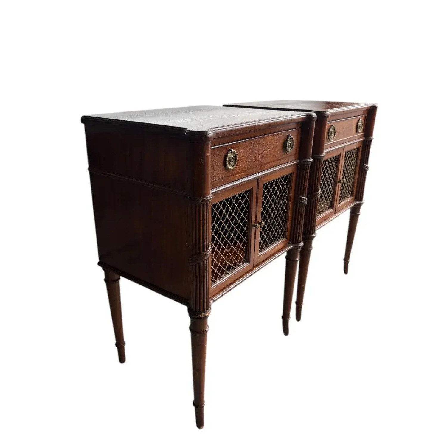 Pair of Vintage Regency Style Side Tables - image-2