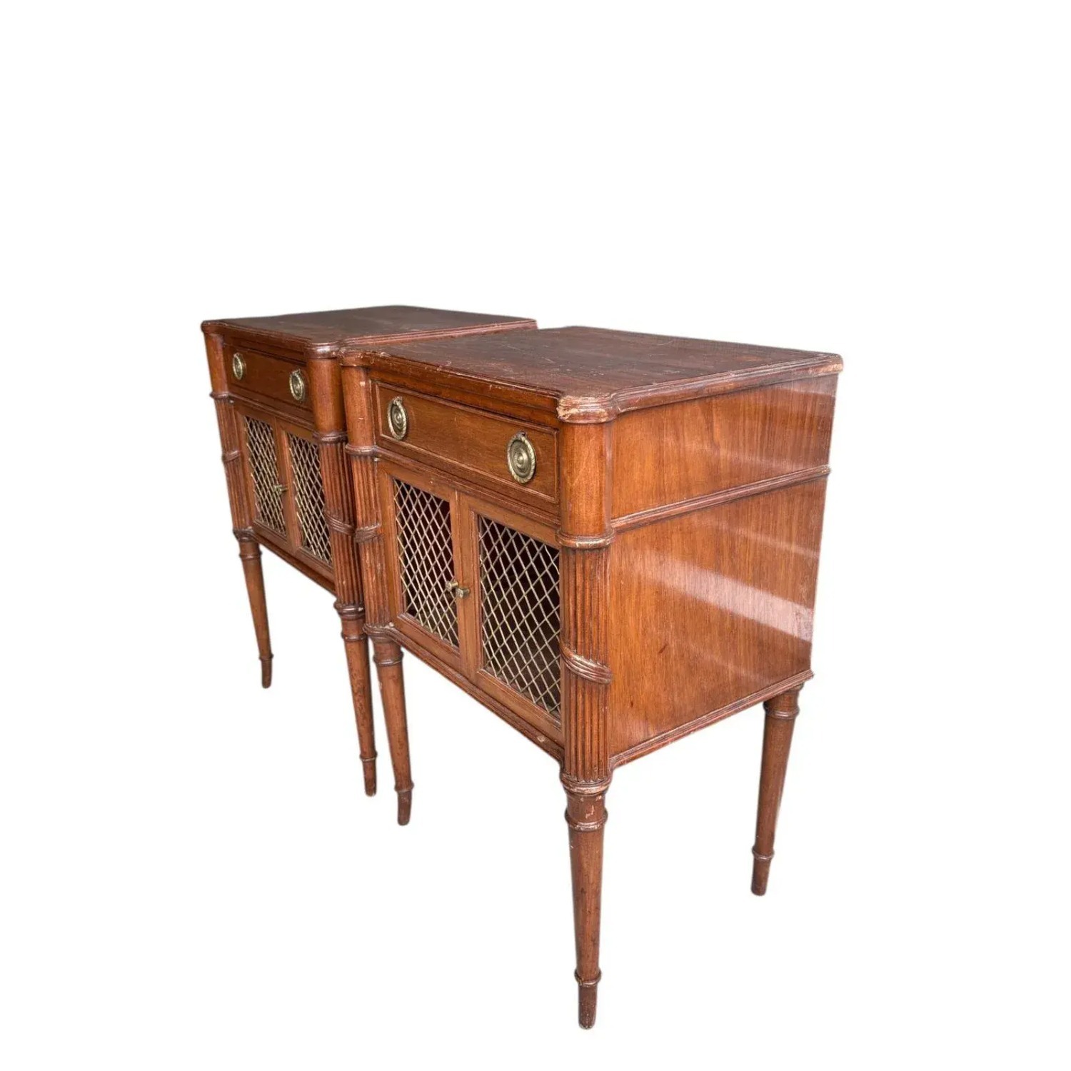 Pair of Vintage Regency Style Side Tables - image-4