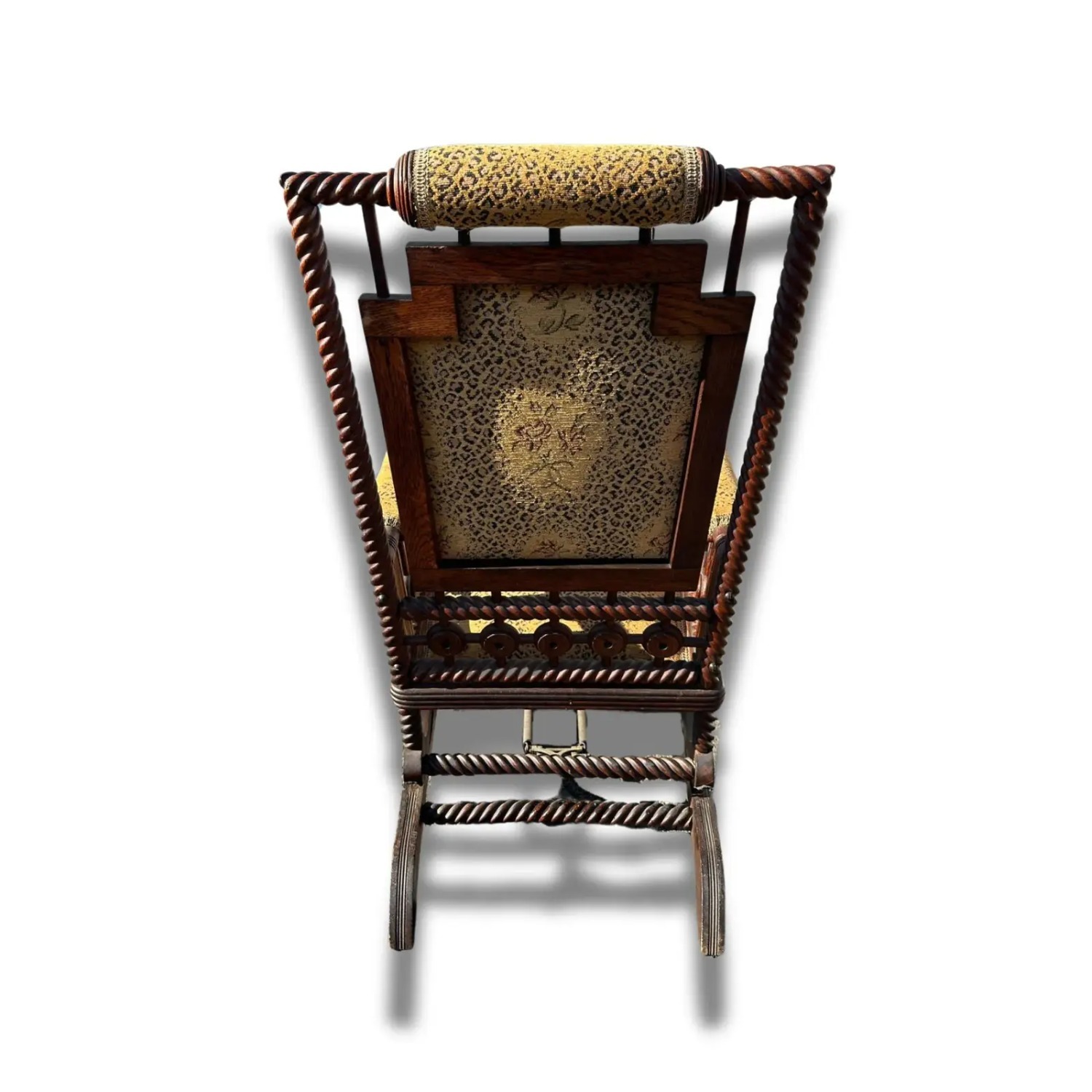 Early 1900s Antique Hunzinger Platform Rocker - image-4