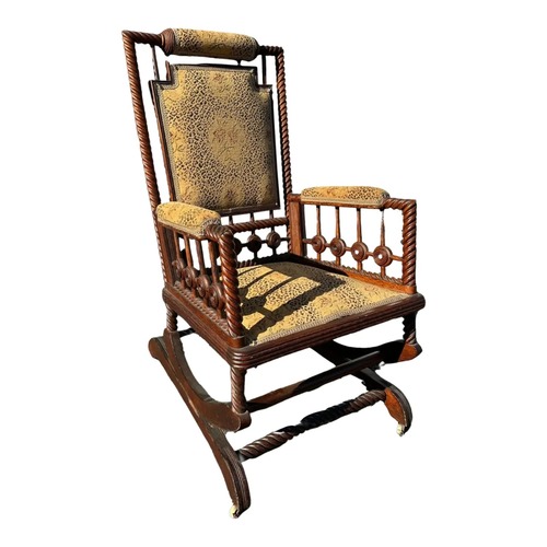 Used Early 1900s Antique Hunzinger Platform Rocker for sale on AptDeco