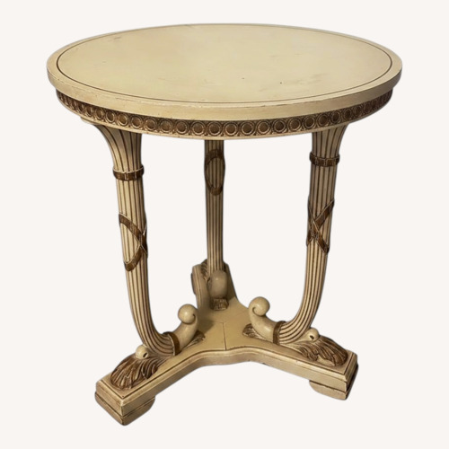 Used 1990s Round French Side Table for sale on AptDeco