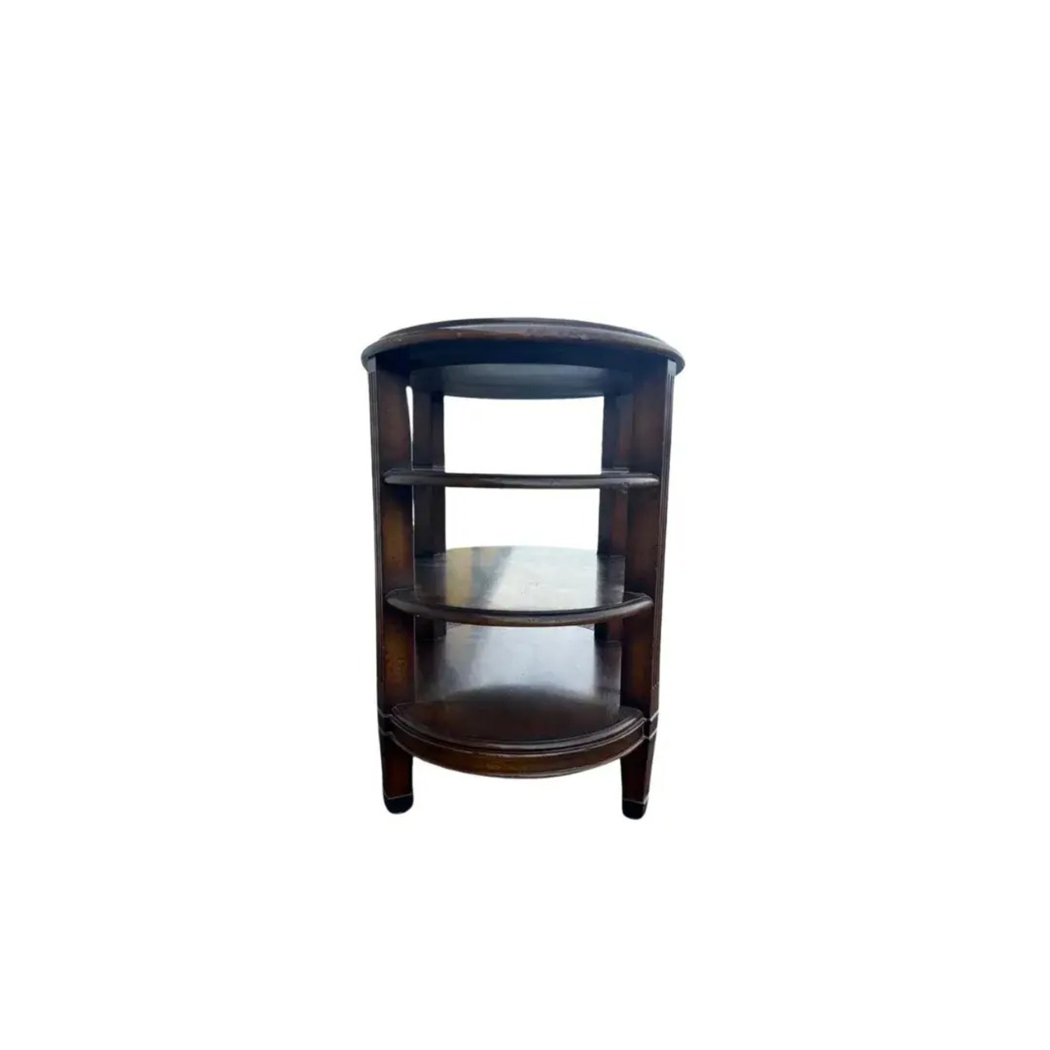1970s 3-Tiered Oval Side Table - image-4