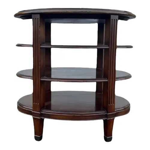 Used 1970s 3-Tiered Oval Side Table for sale on AptDeco