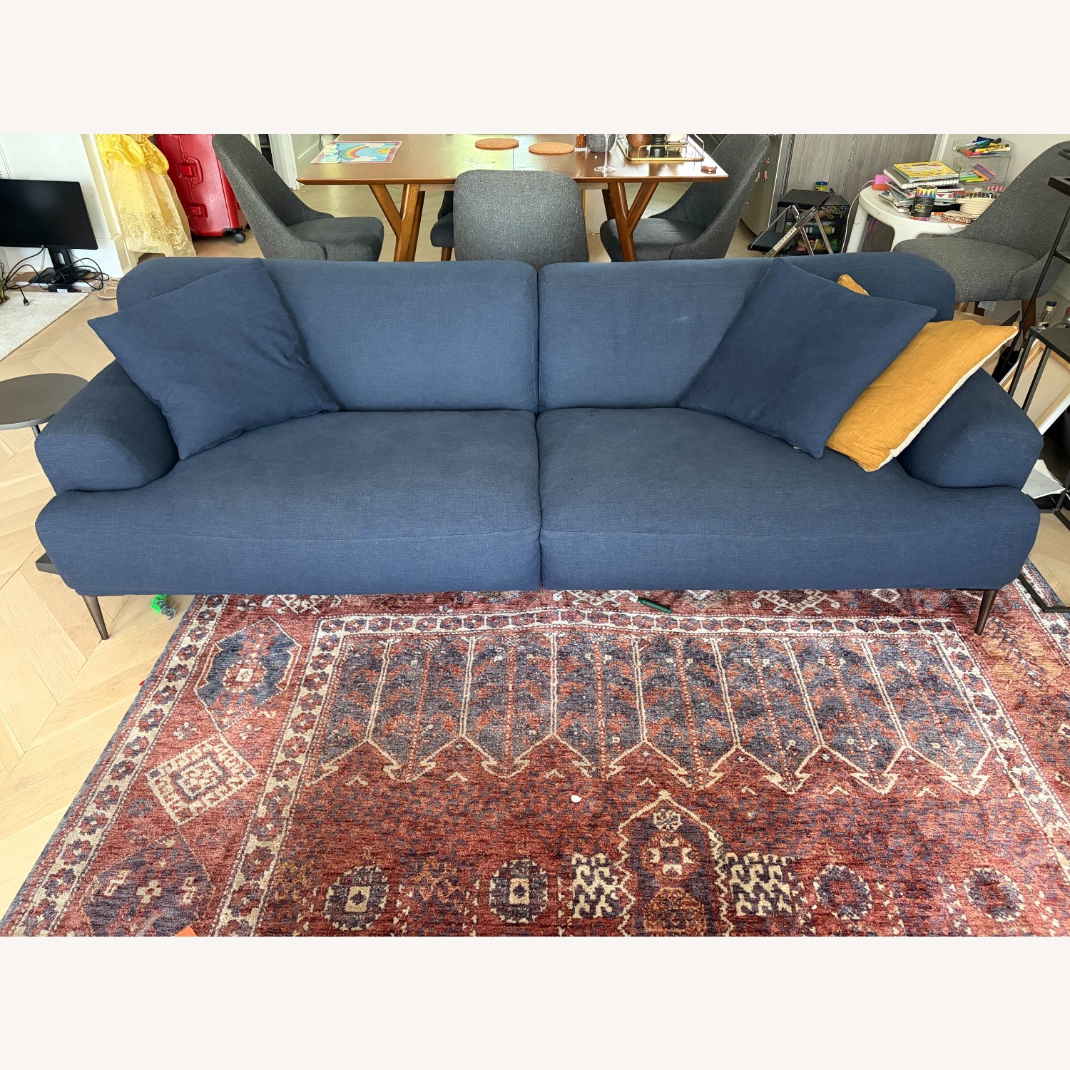Article Abisko Blue Fabric Sofa - image-2