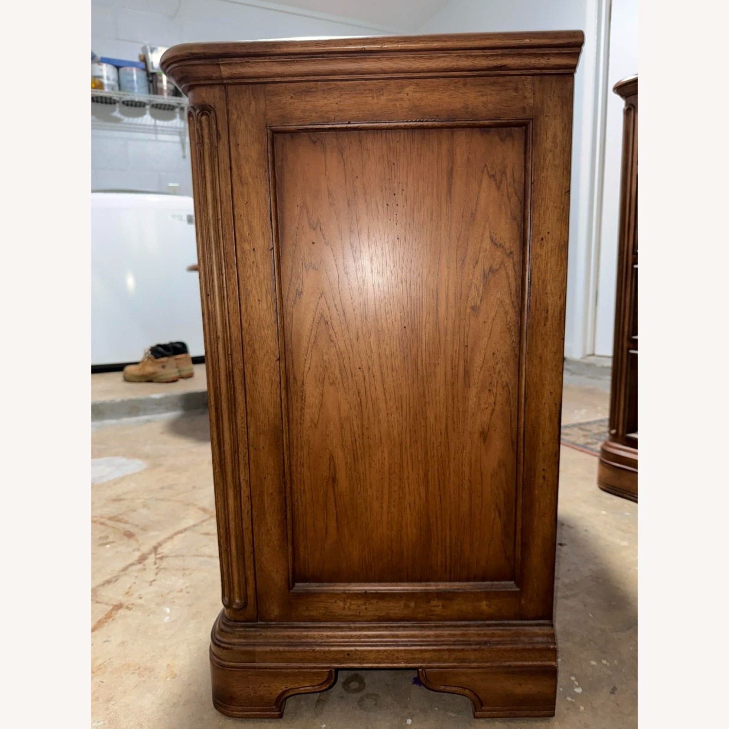 Vintage Thomasville BurlWood Dresser and Nightstands - image-27
