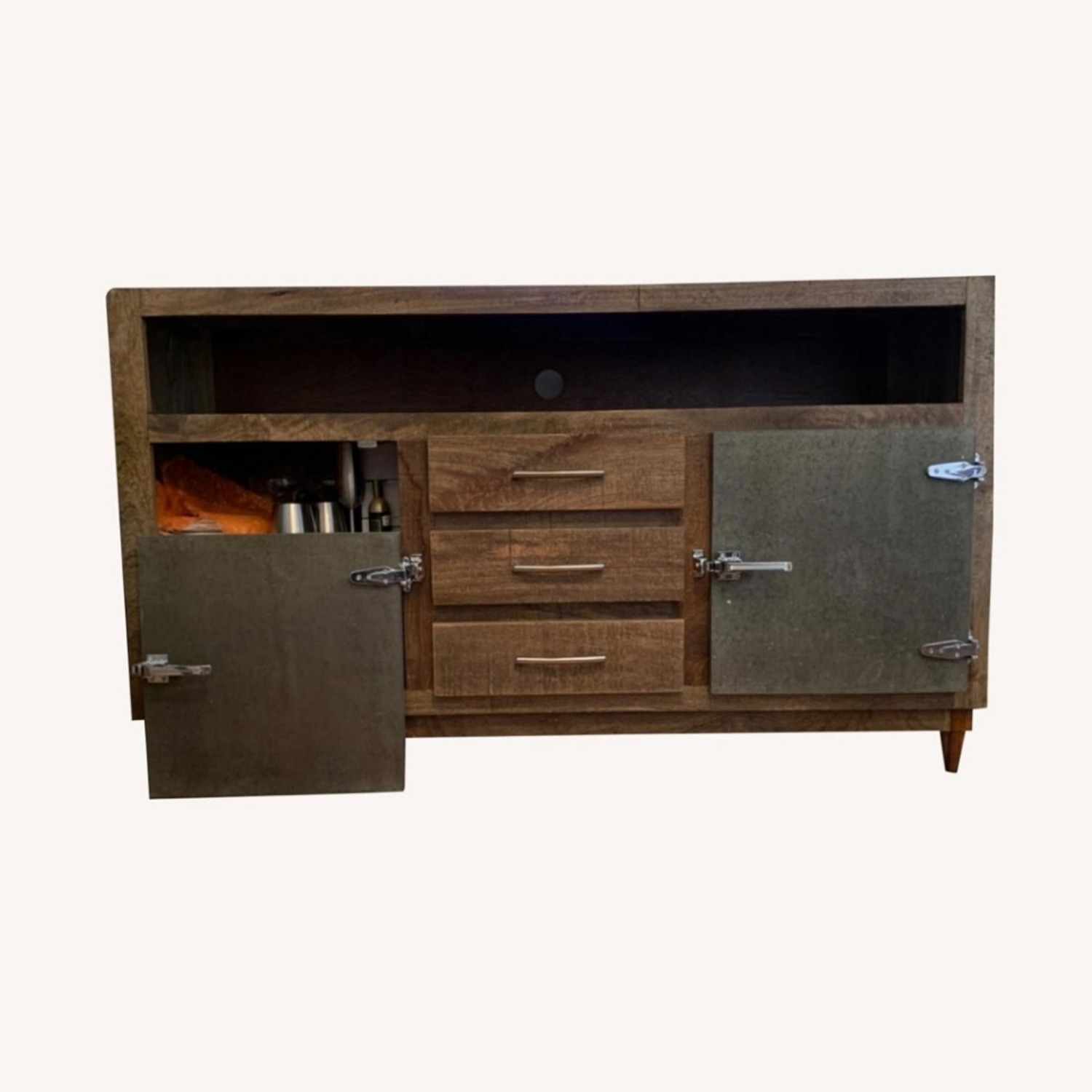 Bob's Discount Furniture Natural Media Storage - image-1