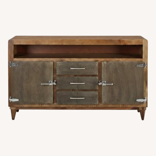 Used Bob's Discount Furniture Natural Media Storage for sale on AptDeco