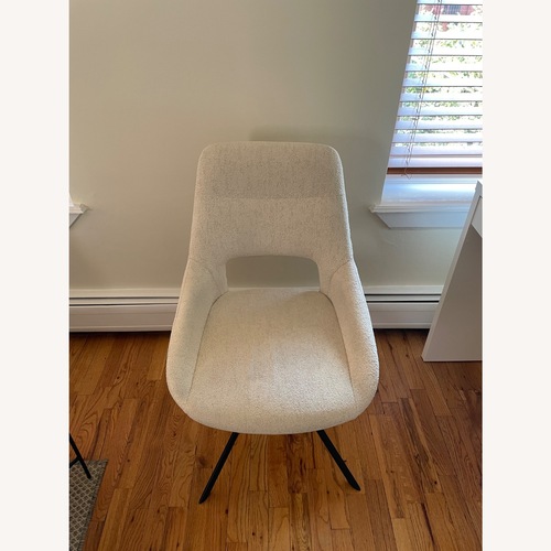 Used Natural Fabric Swivel Office Chair for sale on AptDeco