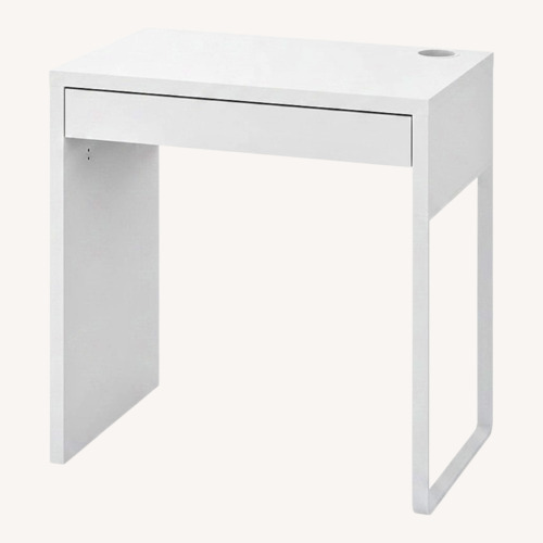 Used IKEA White Micke Desk for sale on AptDeco