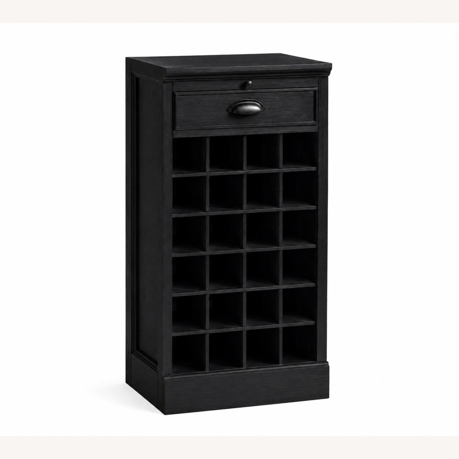 Pottery Barn Black Wood Bar Cart - image-6