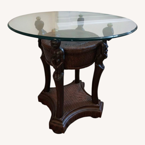 Used Maitland-Smith Wood Side Table for sale on AptDeco