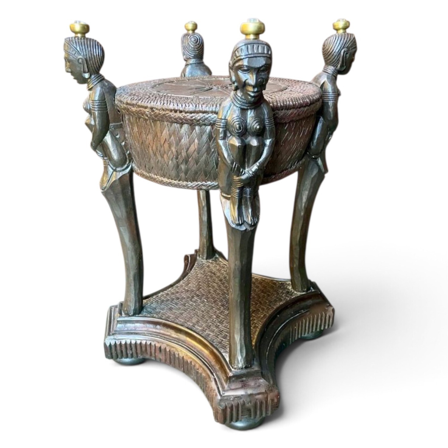 Maitland-Smith Wood Side Table - image-11