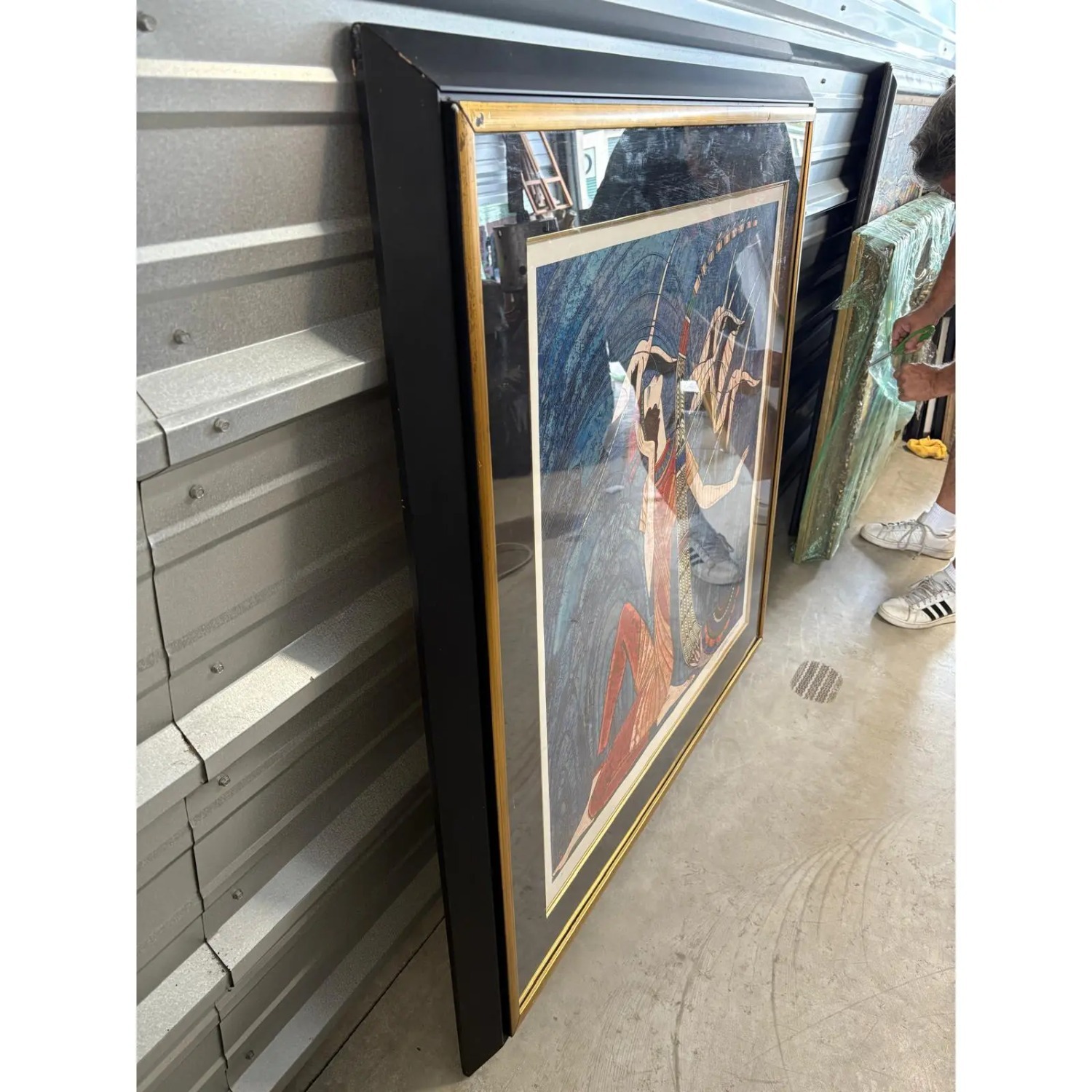 Vibrant Mid-Century Modern Figurative Lithograph - image-2