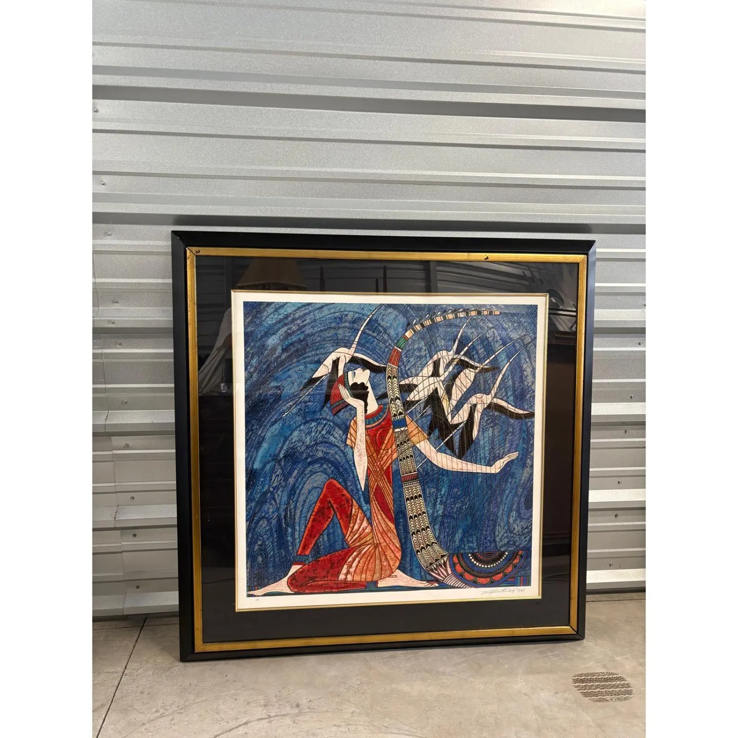 Vibrant Mid-Century Modern Figurative Lithograph - image-6