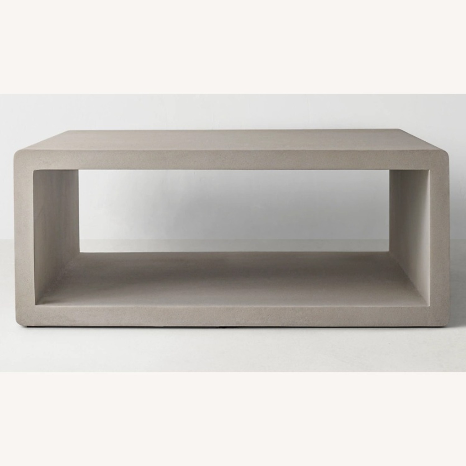 Restoration Hardware Light Gray Rex Coffee Table - image-1