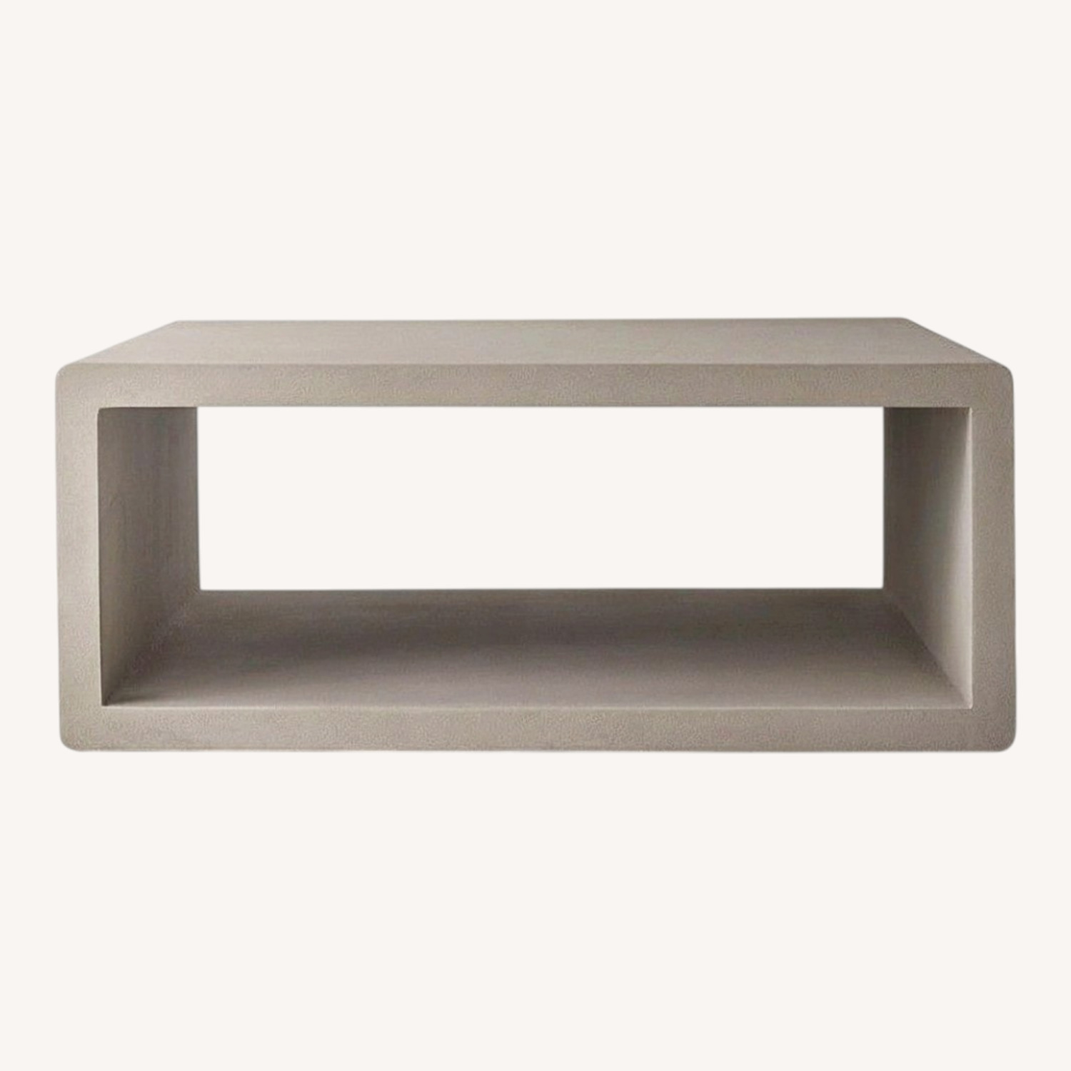 Restoration Hardware Light Gray Rex Coffee Table - image-0