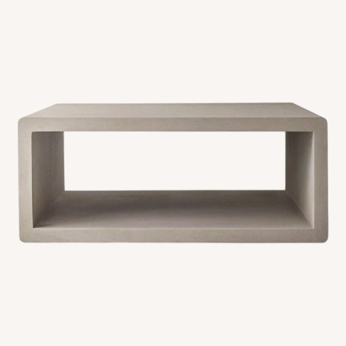 Used Restoration Hardware Light Gray Rex Coffee Table for sale on AptDeco