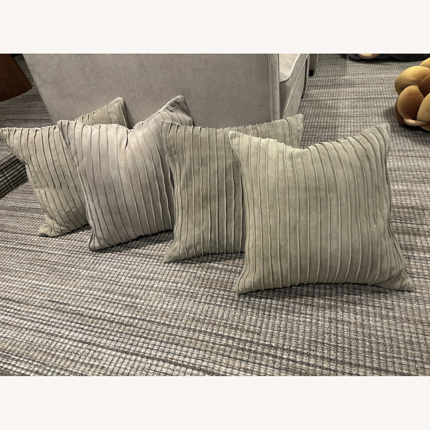 CB2 Talita Mink Pillows x 8 - image-3