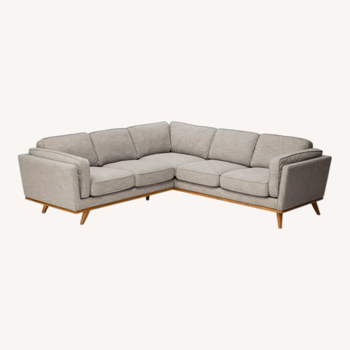 Used Article Timber 93" Corner Sectional - Rain Cloud Gray for sale on AptDeco