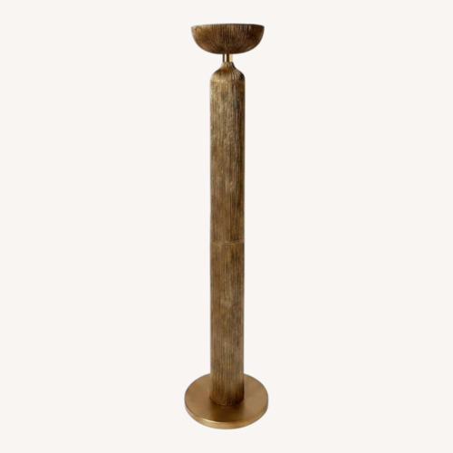 Used Wayfair Gold Floor Lamp for sale on AptDeco