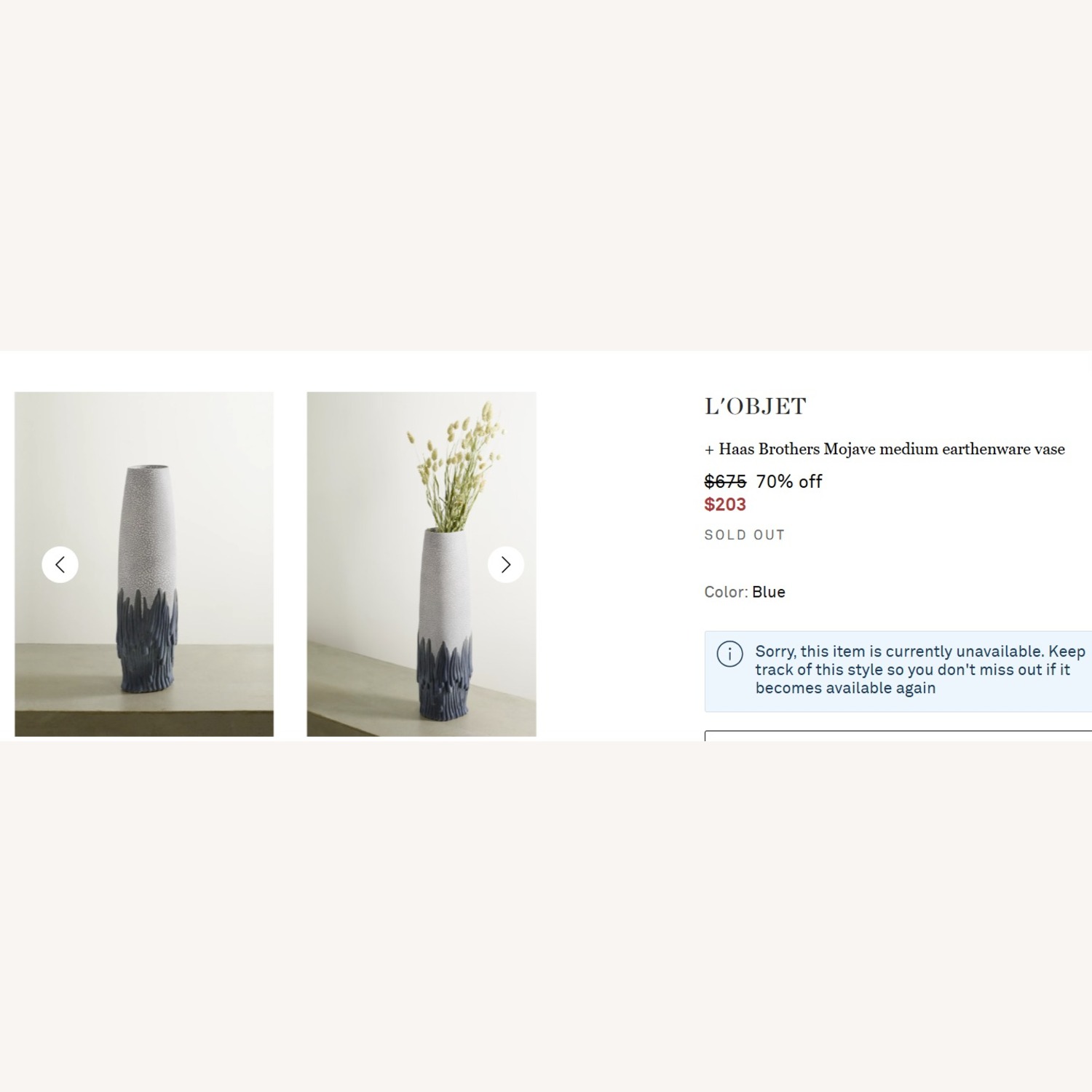 L’Objet Haas Mojave Vase - image-1