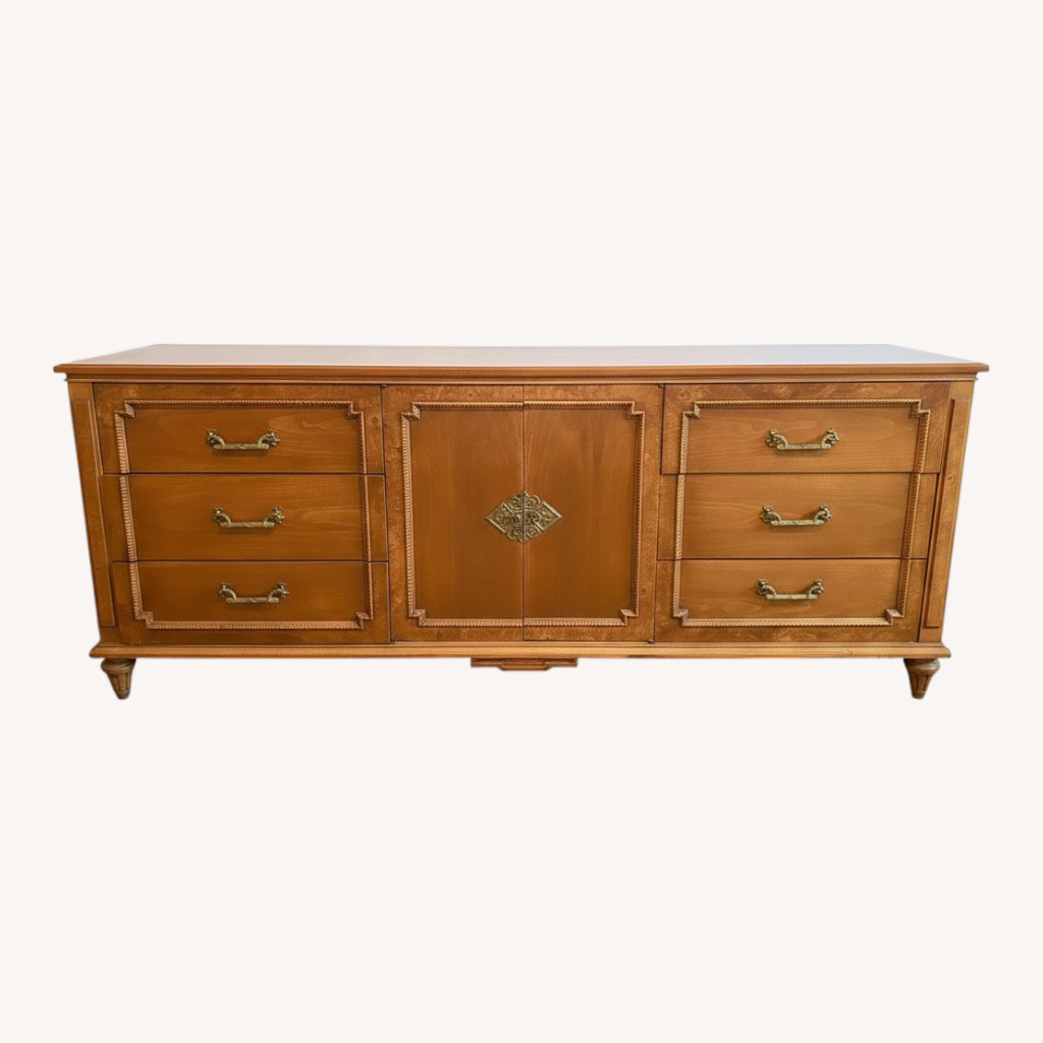 Vintage/Antique Finds Light Brown Wood Dresser - image-0