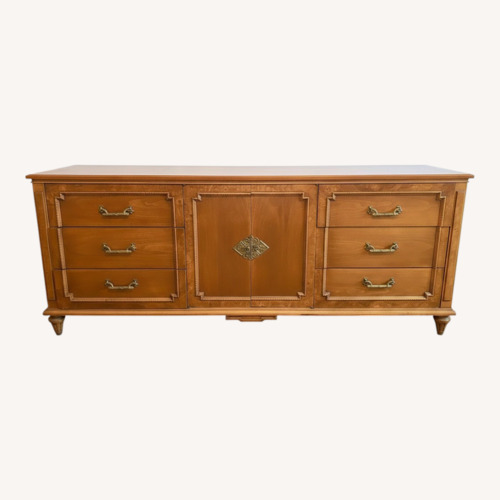 Used Vintage/Antique Finds Light Brown Wood Dresser for sale on AptDeco